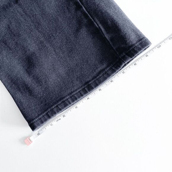 Lawman Women's Slim Fit Jeans Bootcut Denim Rhinestones Black Western Size 7 - Picture 9 of 9